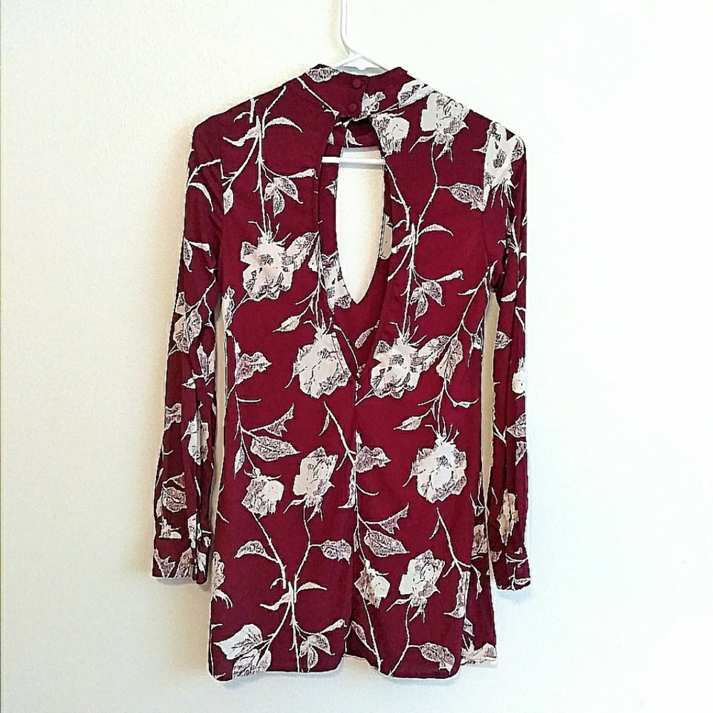 Flynn Skye Rose Patterned Leah Mini Dress - Picture 5 of 6
